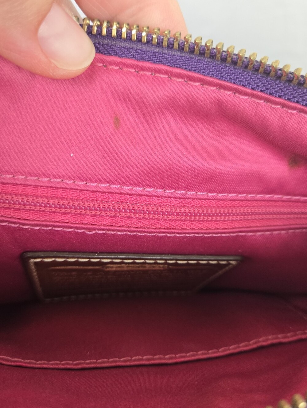 Coach Poppy Appliqué Khaki Signature 15880 Bag - Picture 13 of 16